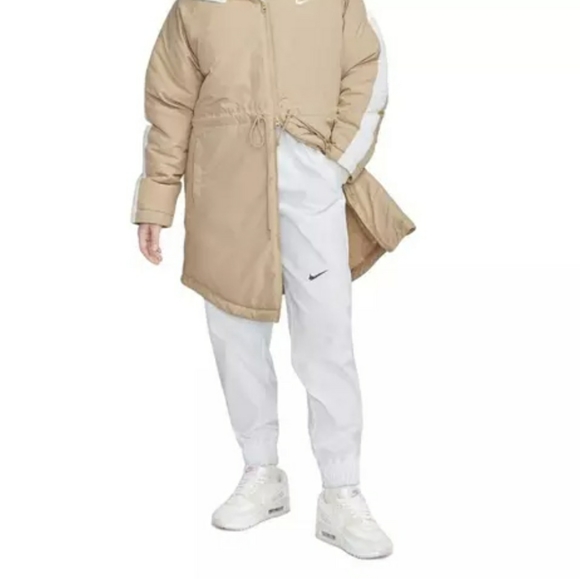 Nike Women's Sportswear Essential Trench Jacket. Tan Color. Size 1X. - Picture 4 of 15